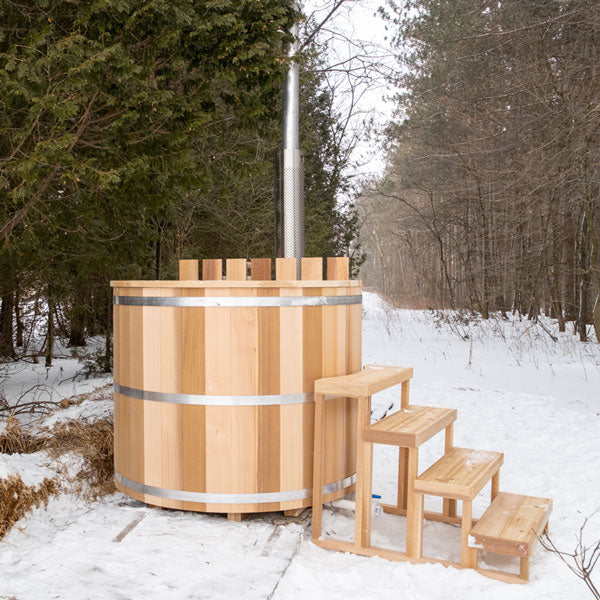 The Original Cedar Hot Tub 5' (152) with Internal Heater