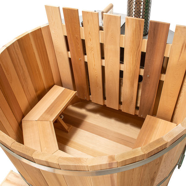 The Original Cedar Hot Tub 5' (152) with Internal Heater