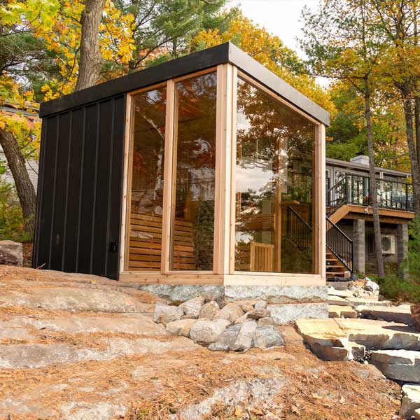 Black Metal Siding on Orion