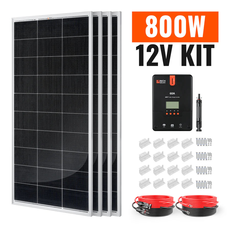 800 Watt Solar Kit