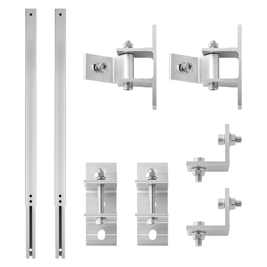 Tilt Mount | Adjustable Tilt Mount for Roofs and Flat Surfaces | Designed for RICH SOLAR MEGA Series Solar Panels | Easy to Install