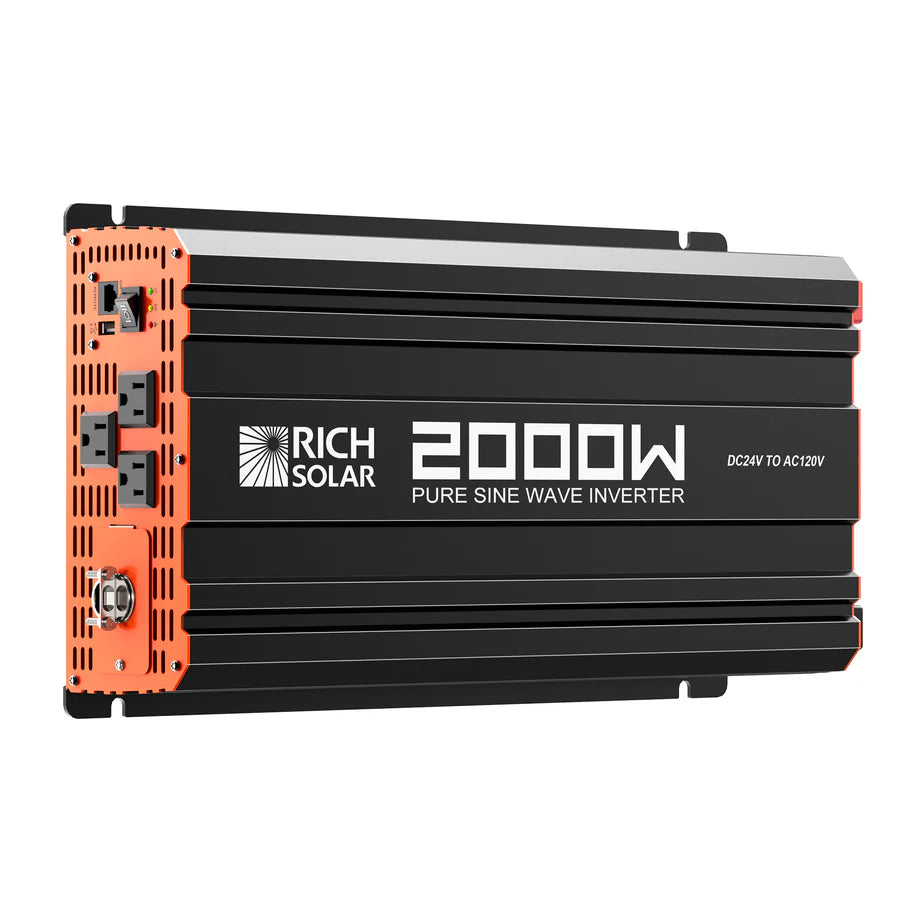 NOVA PURE MAX 2K | 2000 Watt (2kW) 24 Volt Industrial Pure Sine Wave Inverter