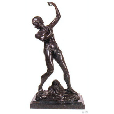 Roman Athlete Bronze Statue
