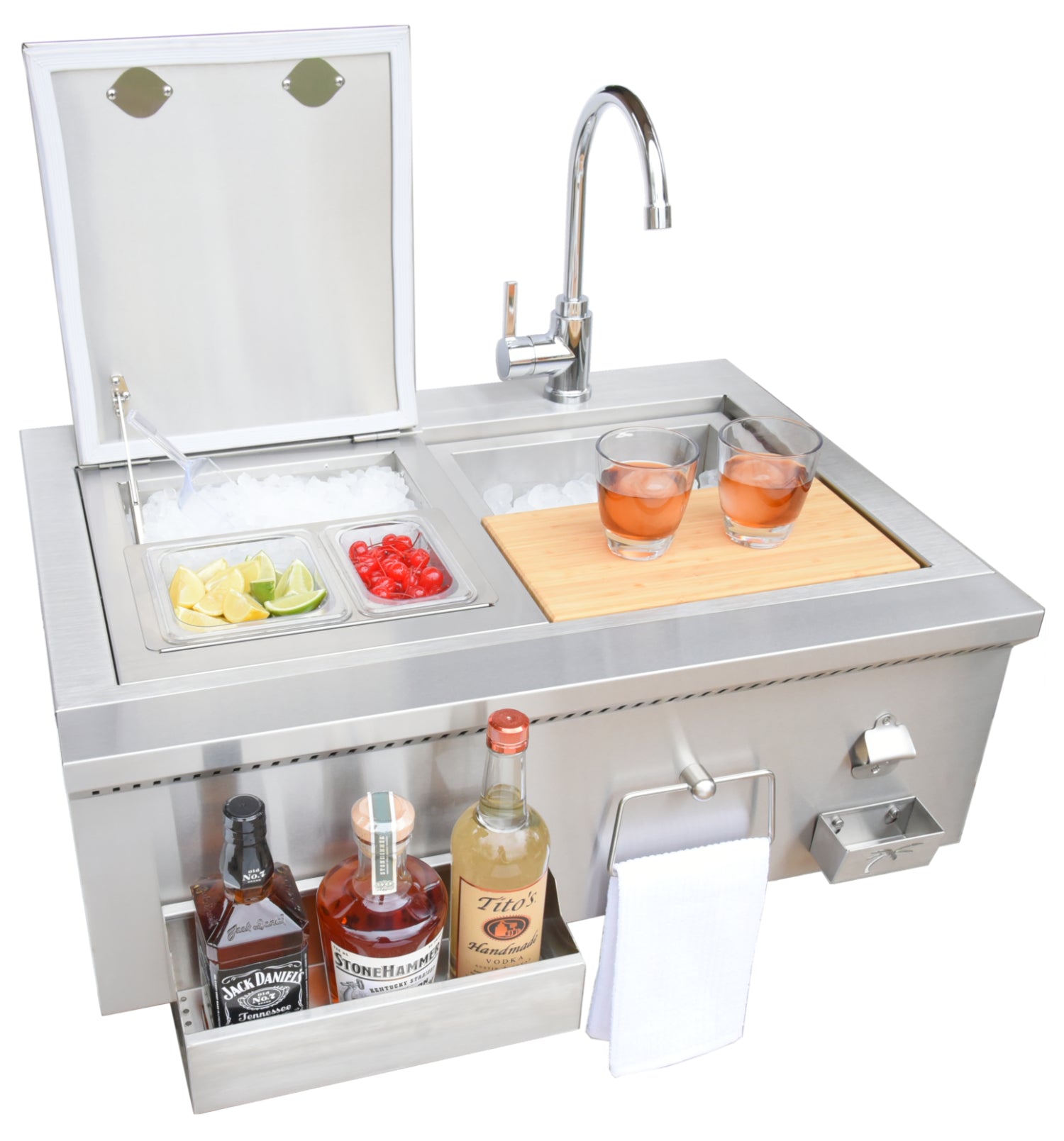 30” Cocktail Station with Sink