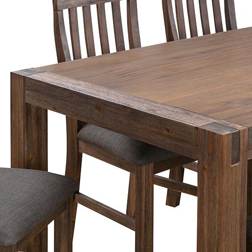 Dining Table 210cm Large Size with Solid Acacia Wooden Base in