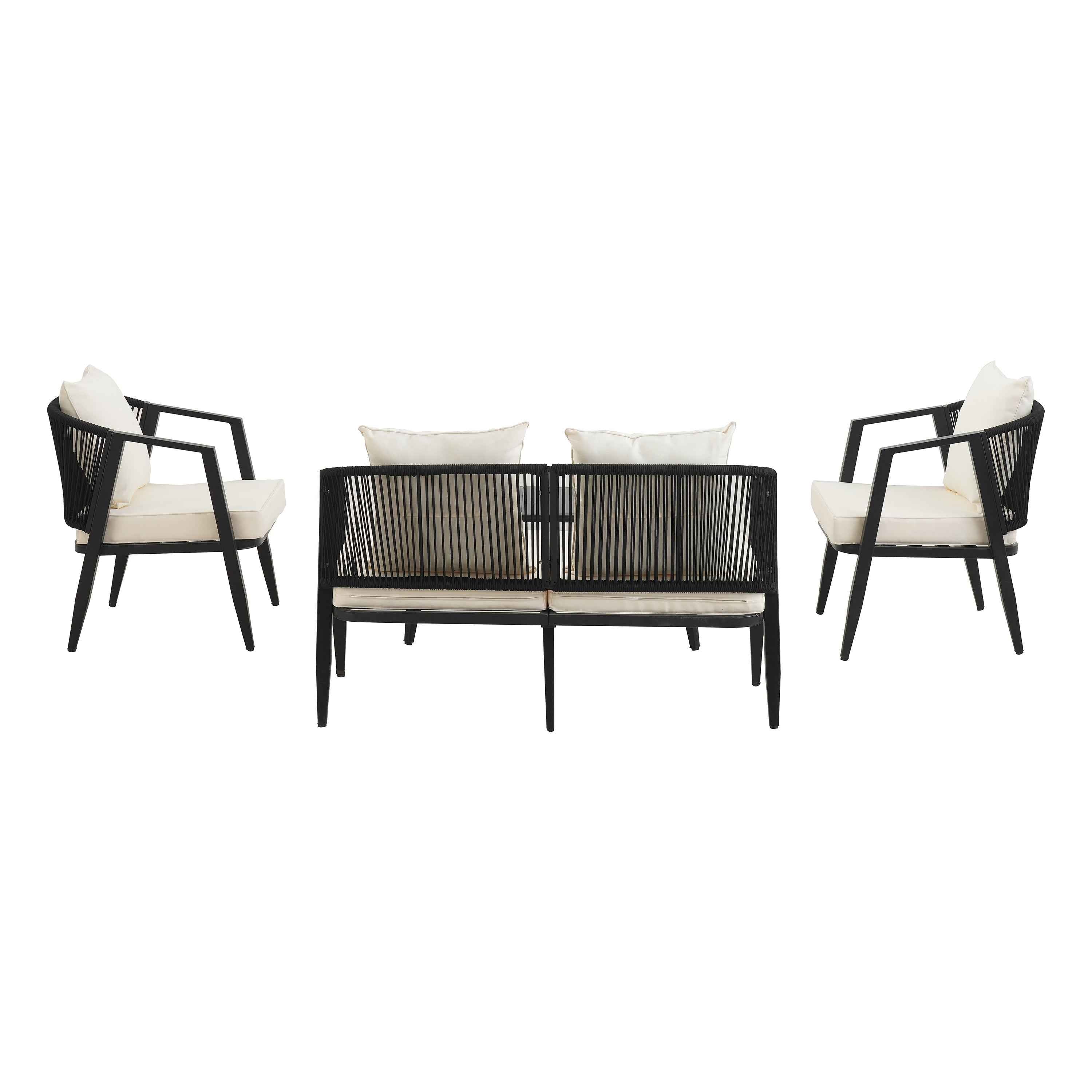 Durable and Comfortable Outdoor Seating Set,Suitable for Patios,