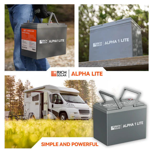 ALPHA 1 LITE | 12V 100Ah LiFePO4 Battery