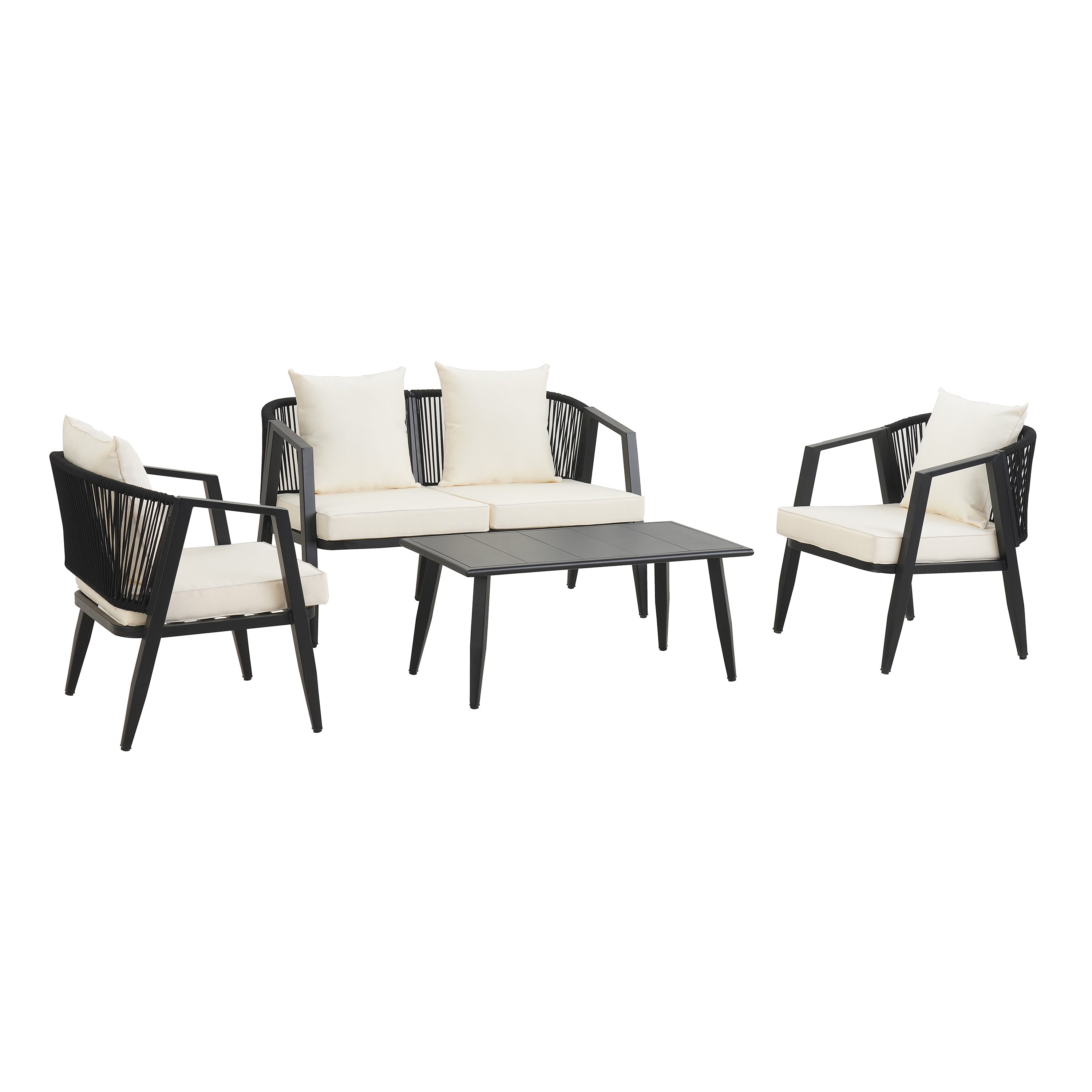 Durable and Comfortable Outdoor Seating Set,Suitable for Patios,