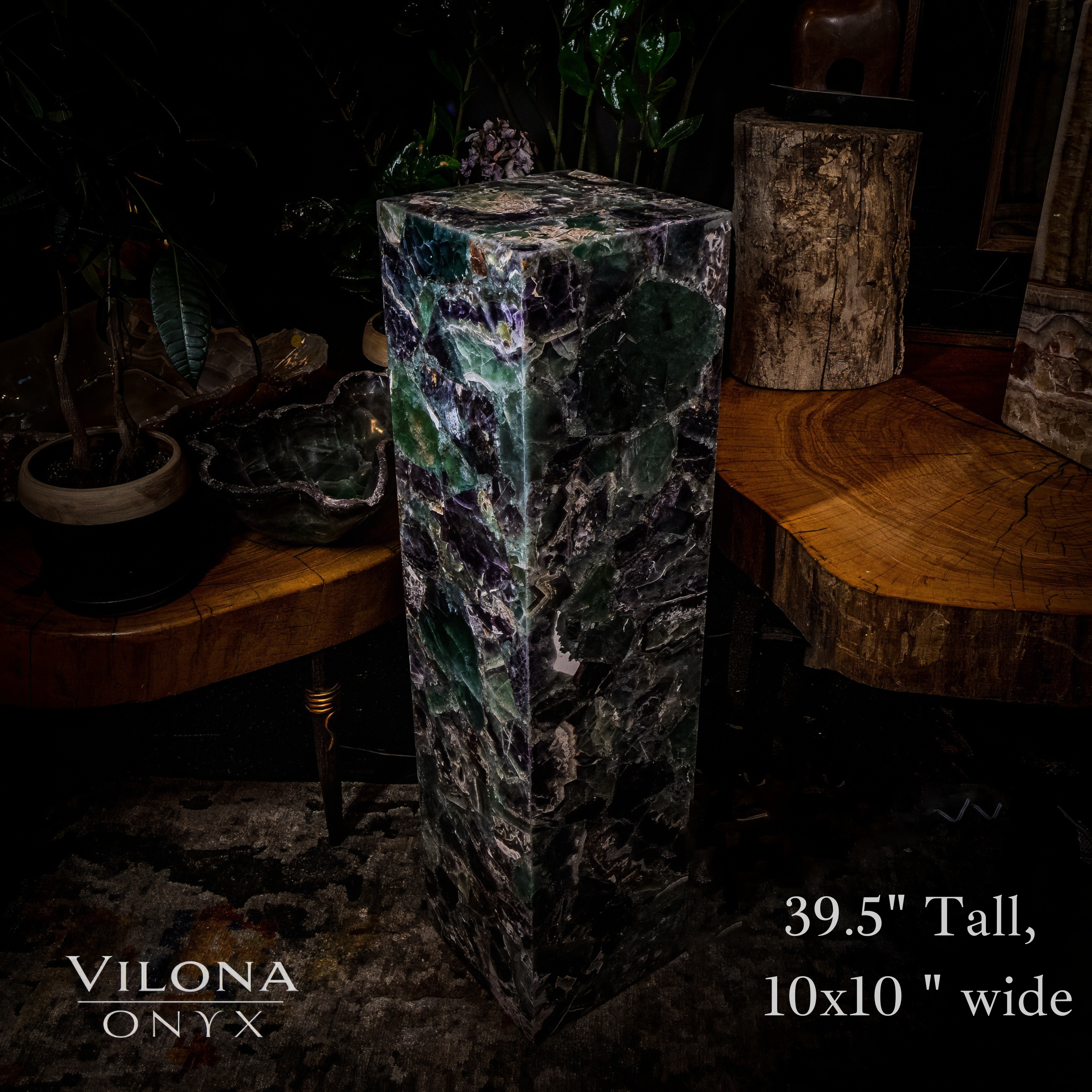 Fluorite Crystal Floor Lamp #5