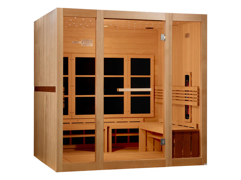 Golden Designs 8 Person Full Spectrum Near Zero EMF FAR IR Sauna