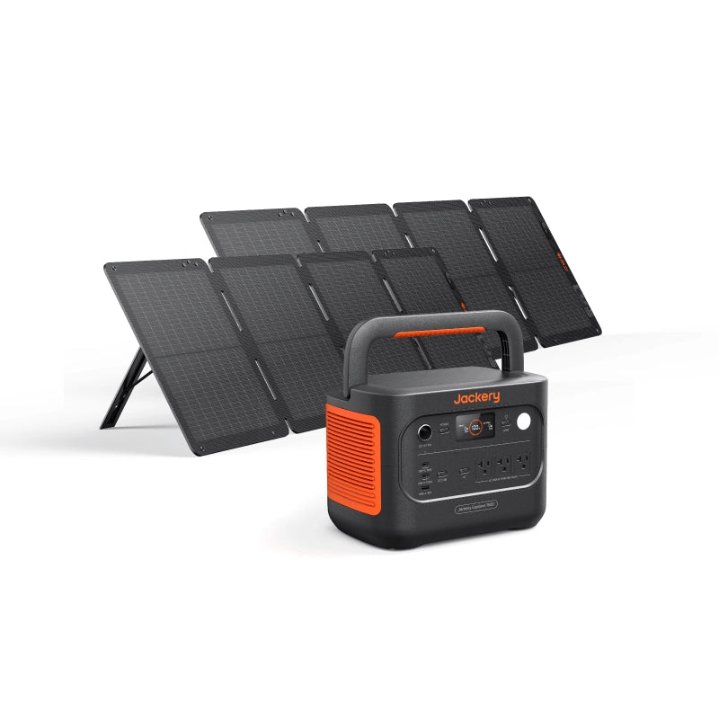 Jackery Explorer 1500 v2 + SolarSaga 100W Air x 2