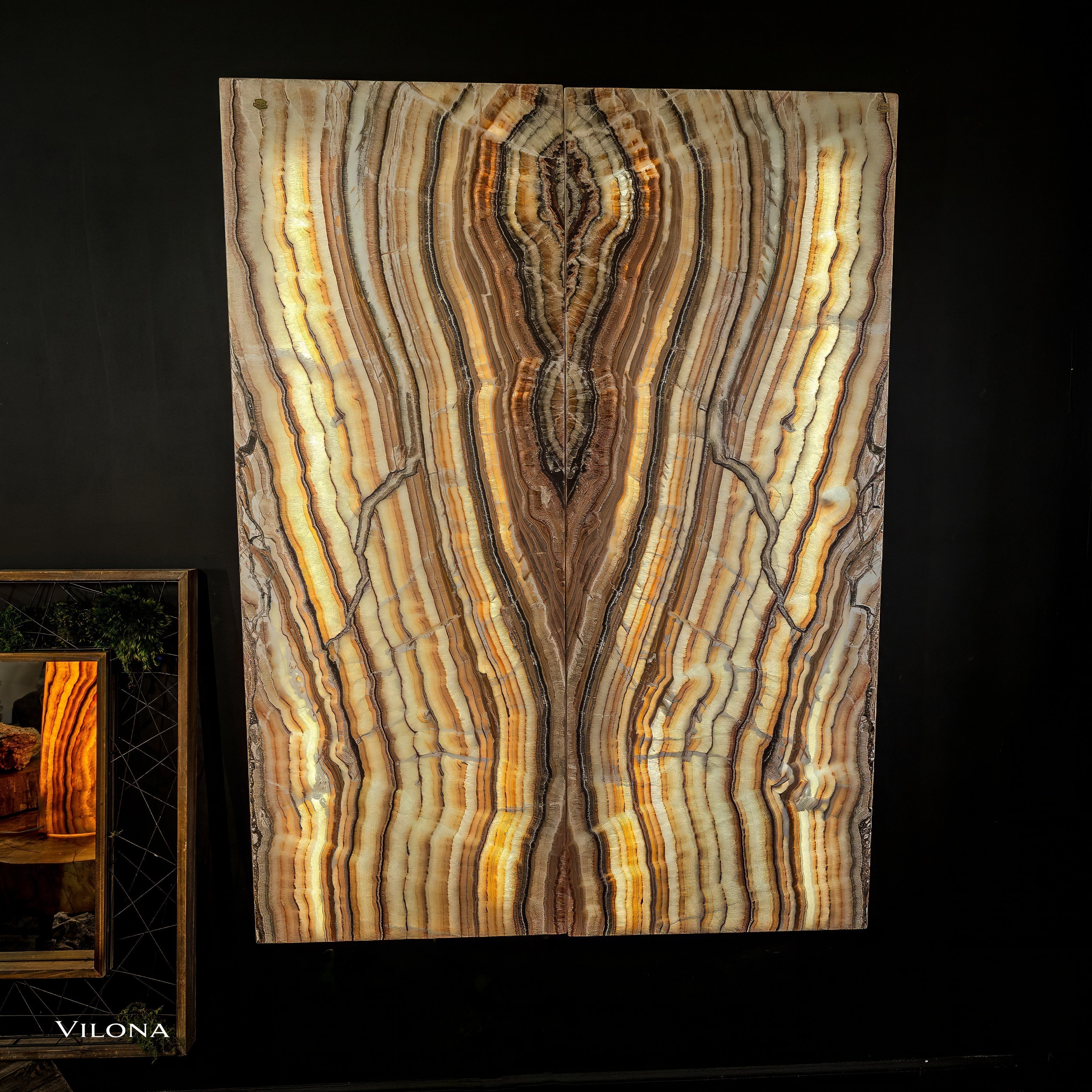 Sahara Onyx Wall Panels (Set #2 Out Of 3) Exotic