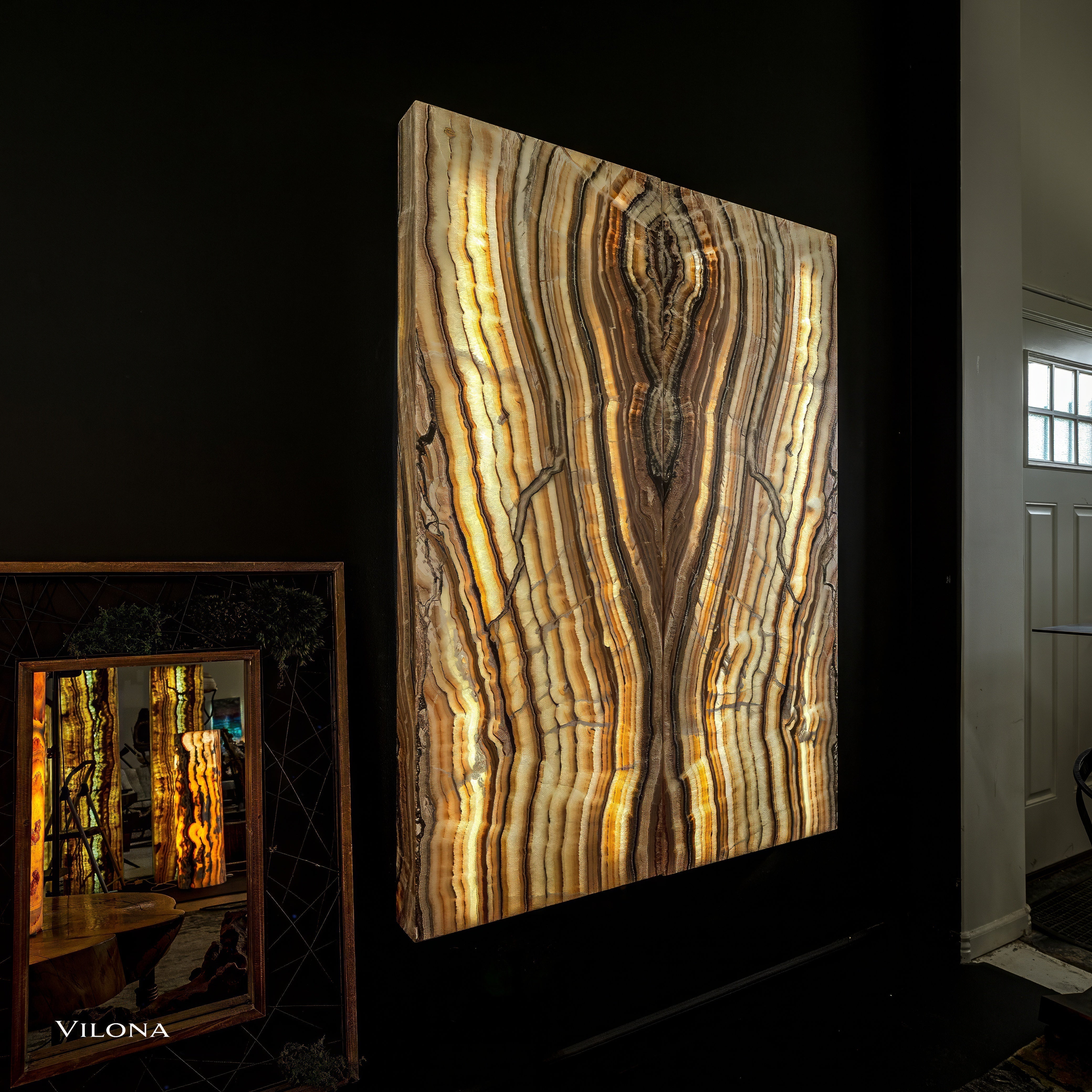 Sahara Onyx Wall Panels (Set #2 Out Of 3) Exotic