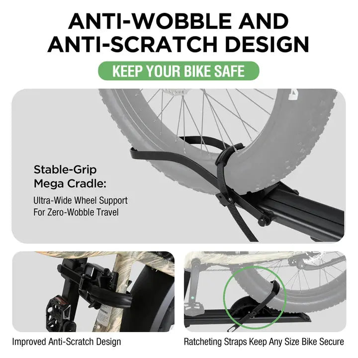 1-Bike Hitch E-bike Rack, Lightweight Single