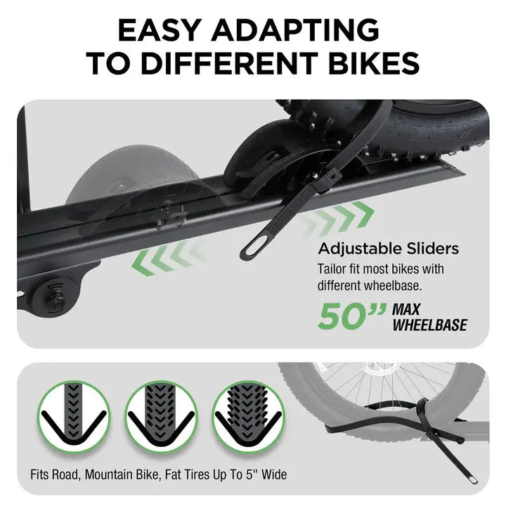 1-Bike Hitch E-bike Rack, Lightweight Single