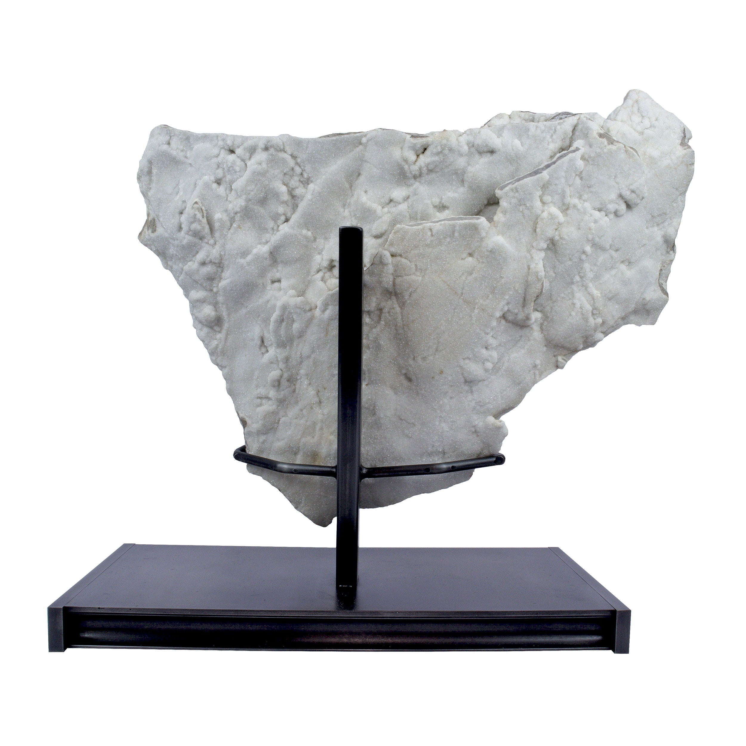 White Druze Plaque on Custom Stand from Durango, Colorado