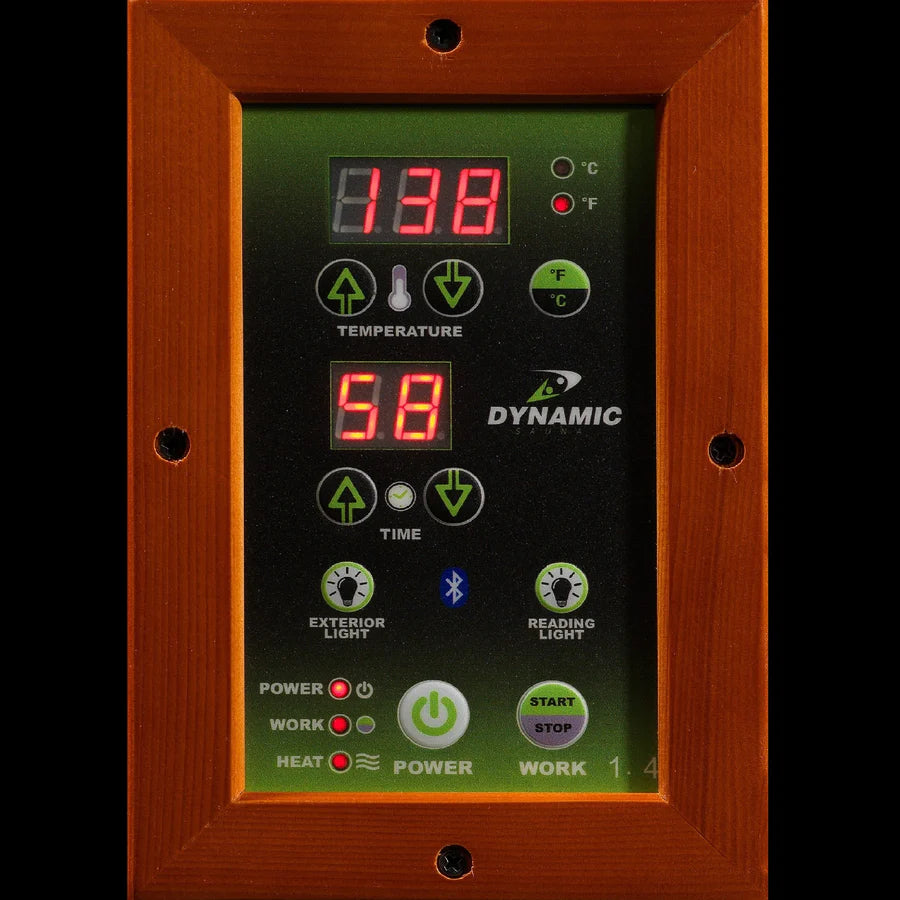 Dynamic Vittoria Elite 2 Person Ultra Low EMF Far Infrared Home Sauna DYN-6220-01 Elite