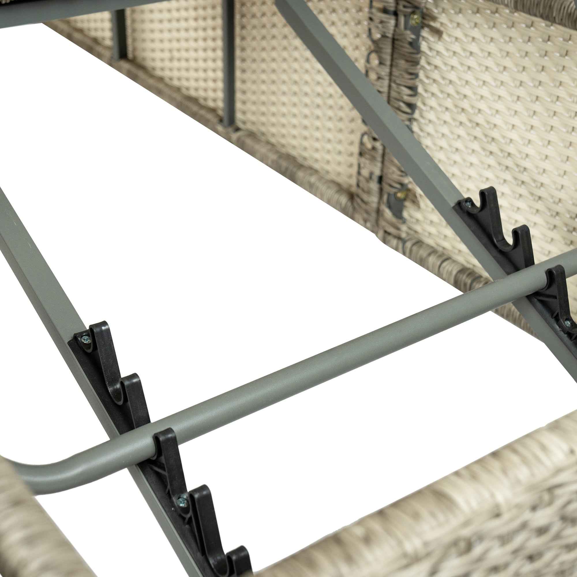 Adjustable Sun Bed With Curtain,High Comfort,With 3 Colors