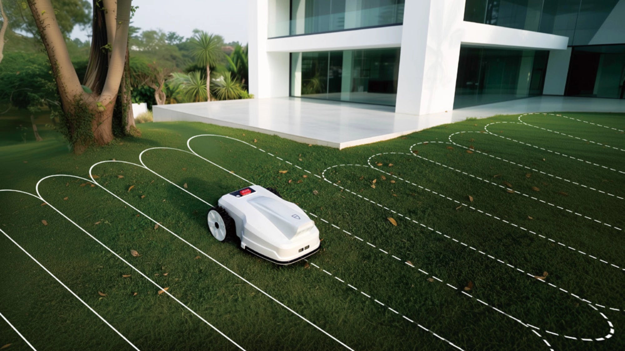 Smart Wireless Robotic Lawn Mower FJD FV2000