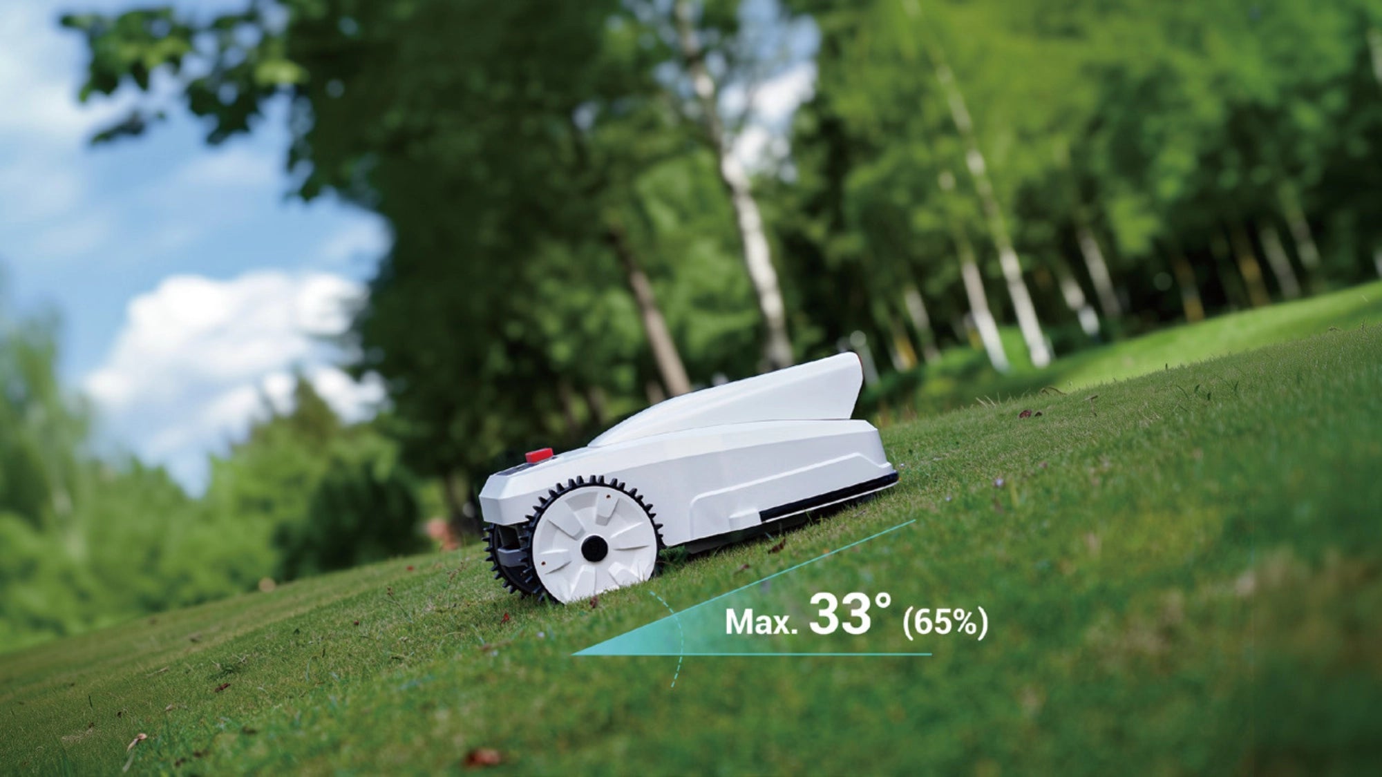 Smart Wireless Robotic Lawn Mower FJD FV2000