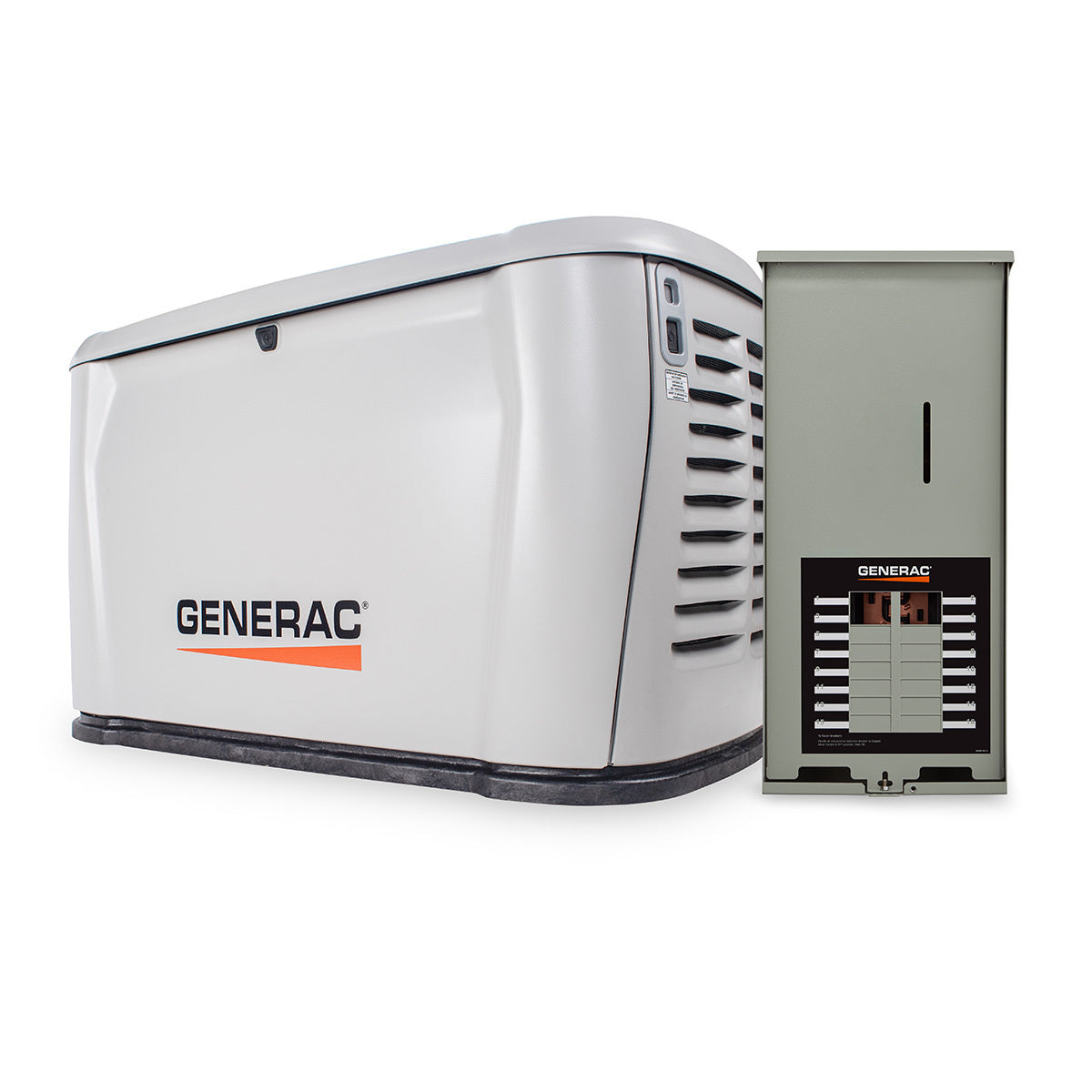 7321 - 10/9kW Air-Cooled Standby Generator, 16-Circuit 100A Transfer Switch