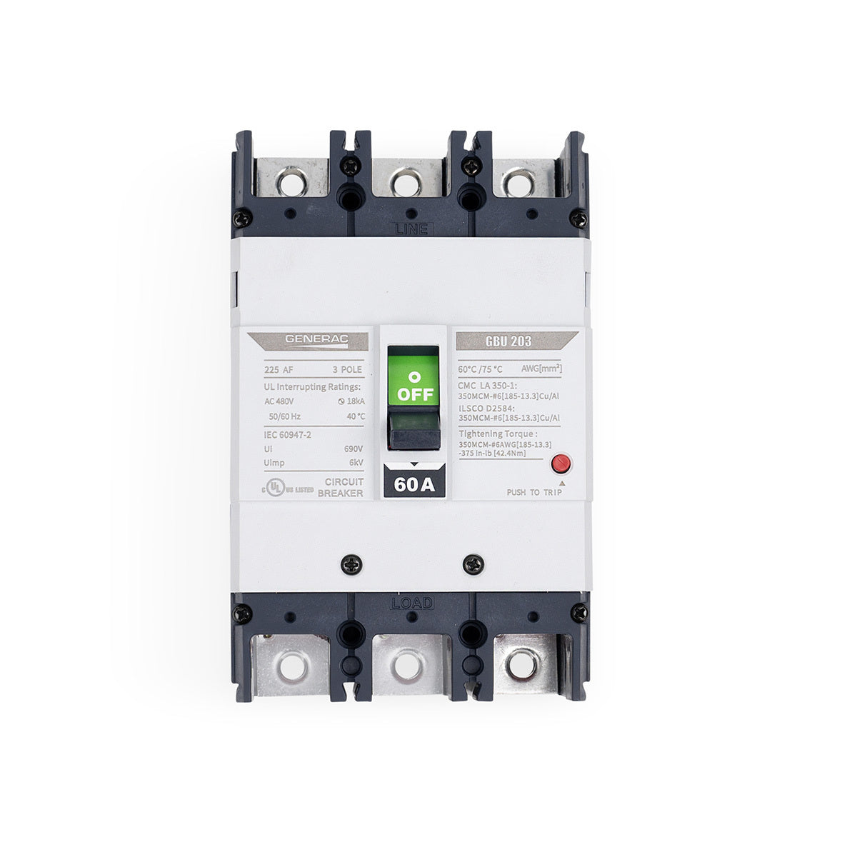 9904 - 60 A 3-Pole CB Kit