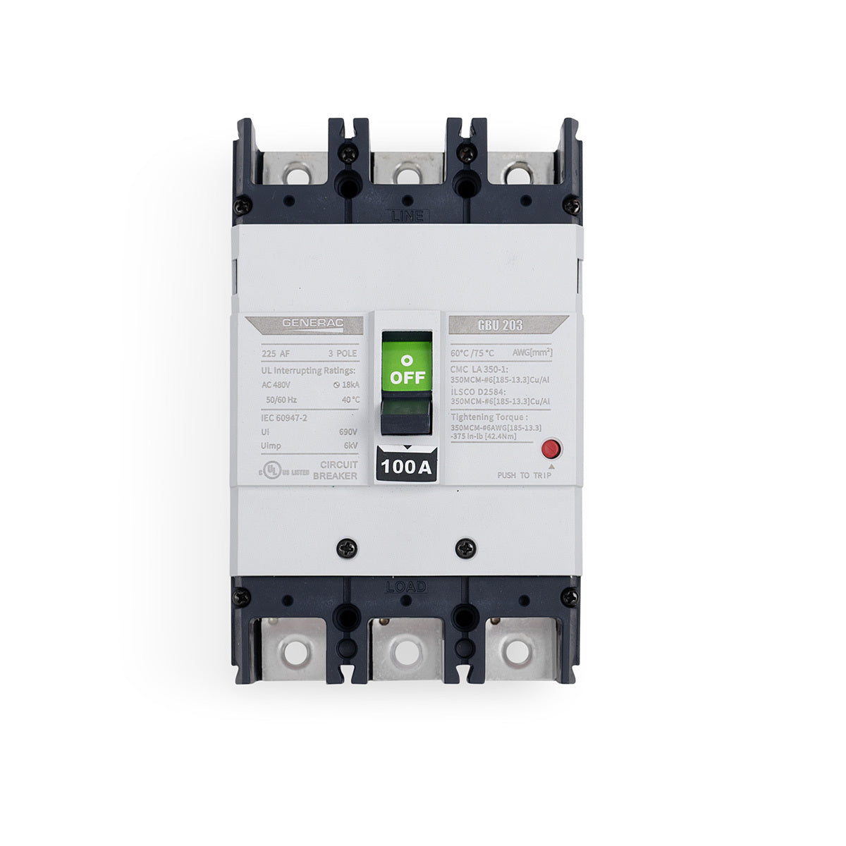 9906 - 100 A 3-Pole CB Kit