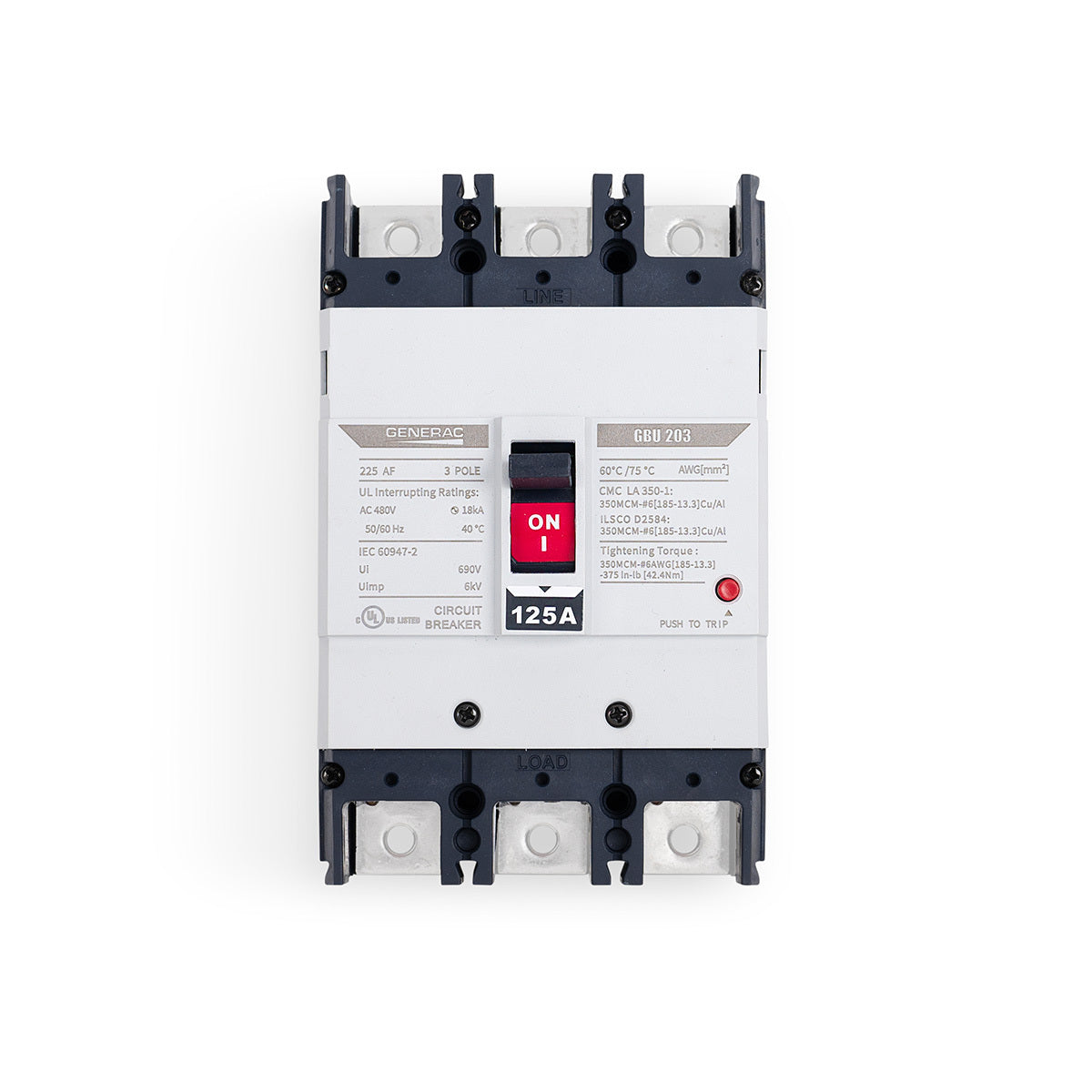9907 - 125 A 3-Pole CB Kit
