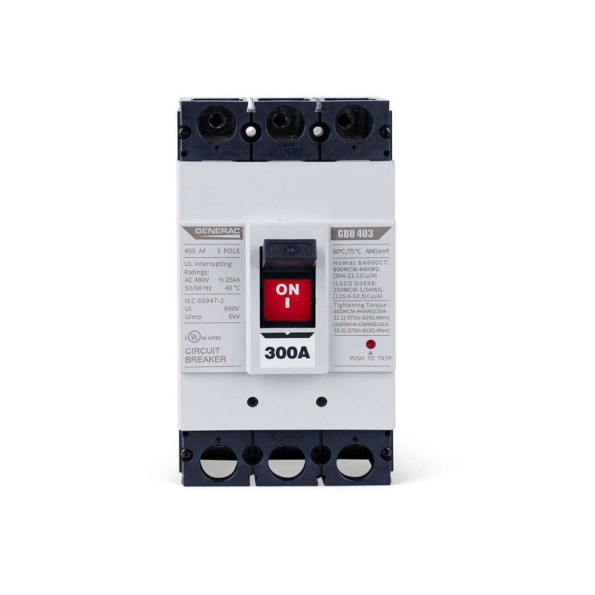 9981 - 300 A 3-Pole Circuit Breaker (CB) Kit