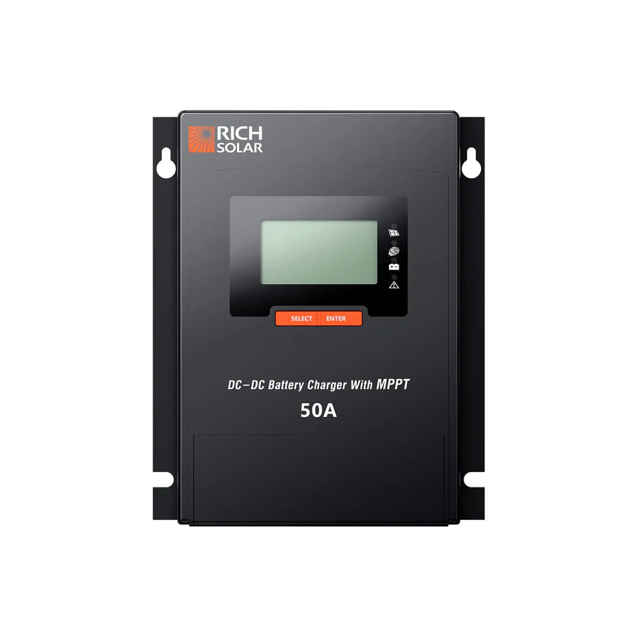 BRAVO 50 DC | 50 Amp DC-DC Solar Charge Controller with MPPT | Premium 50A 12V/24V DC-DC Solar Controller with MPPT for RVs, Trailers, Campers, Vans, Boats, Off-Grid | #1 Ranked DC to DC Solar Controller