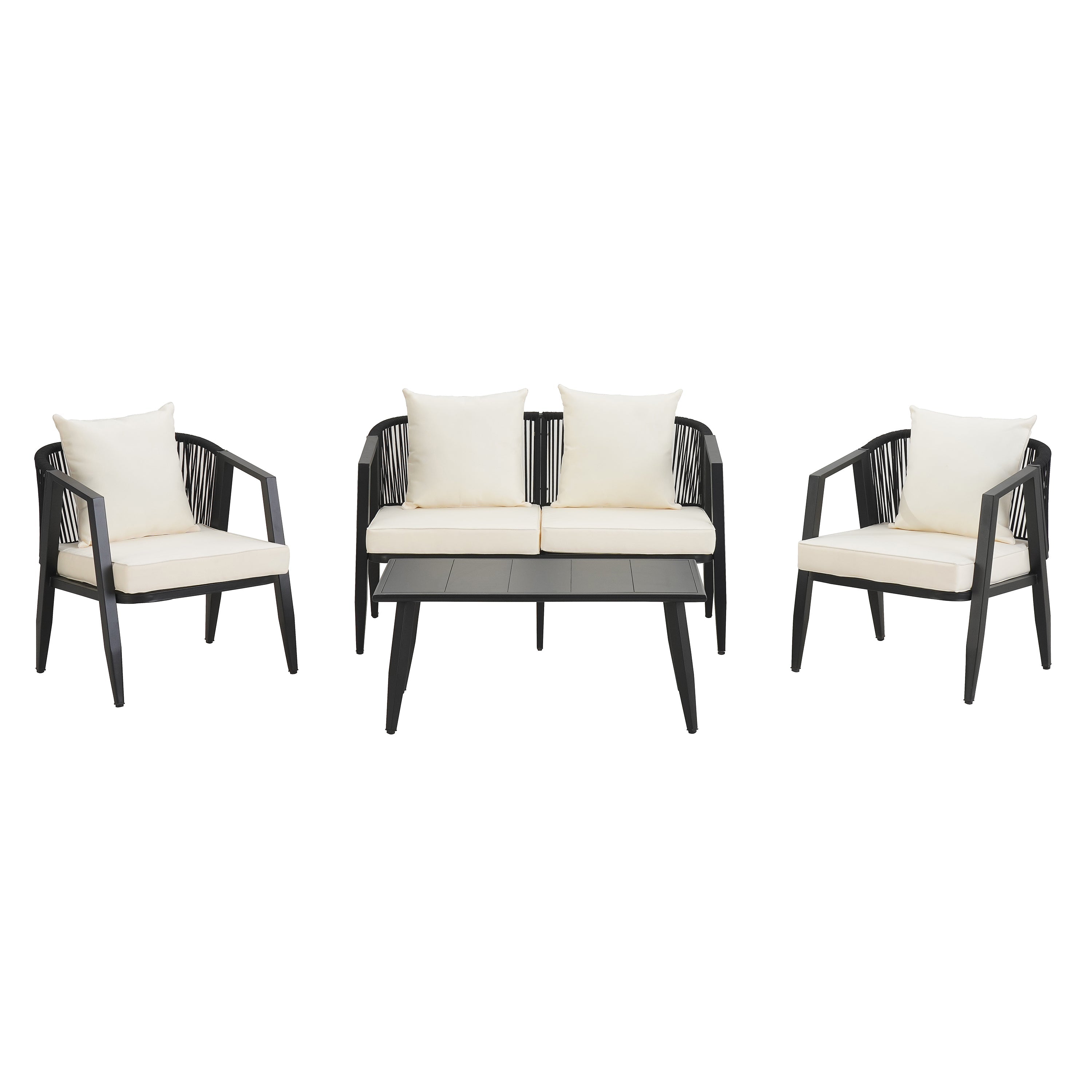 Durable and Comfortable Outdoor Seating Set,Suitable for Patios,