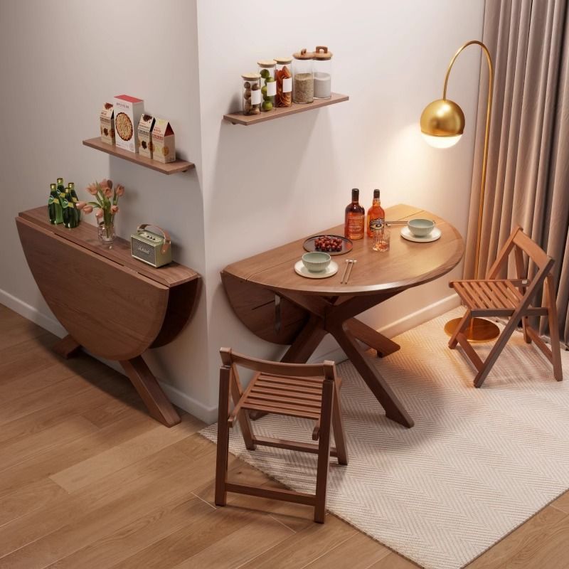 Foldable Chinese-style Dining Table For Small Homes