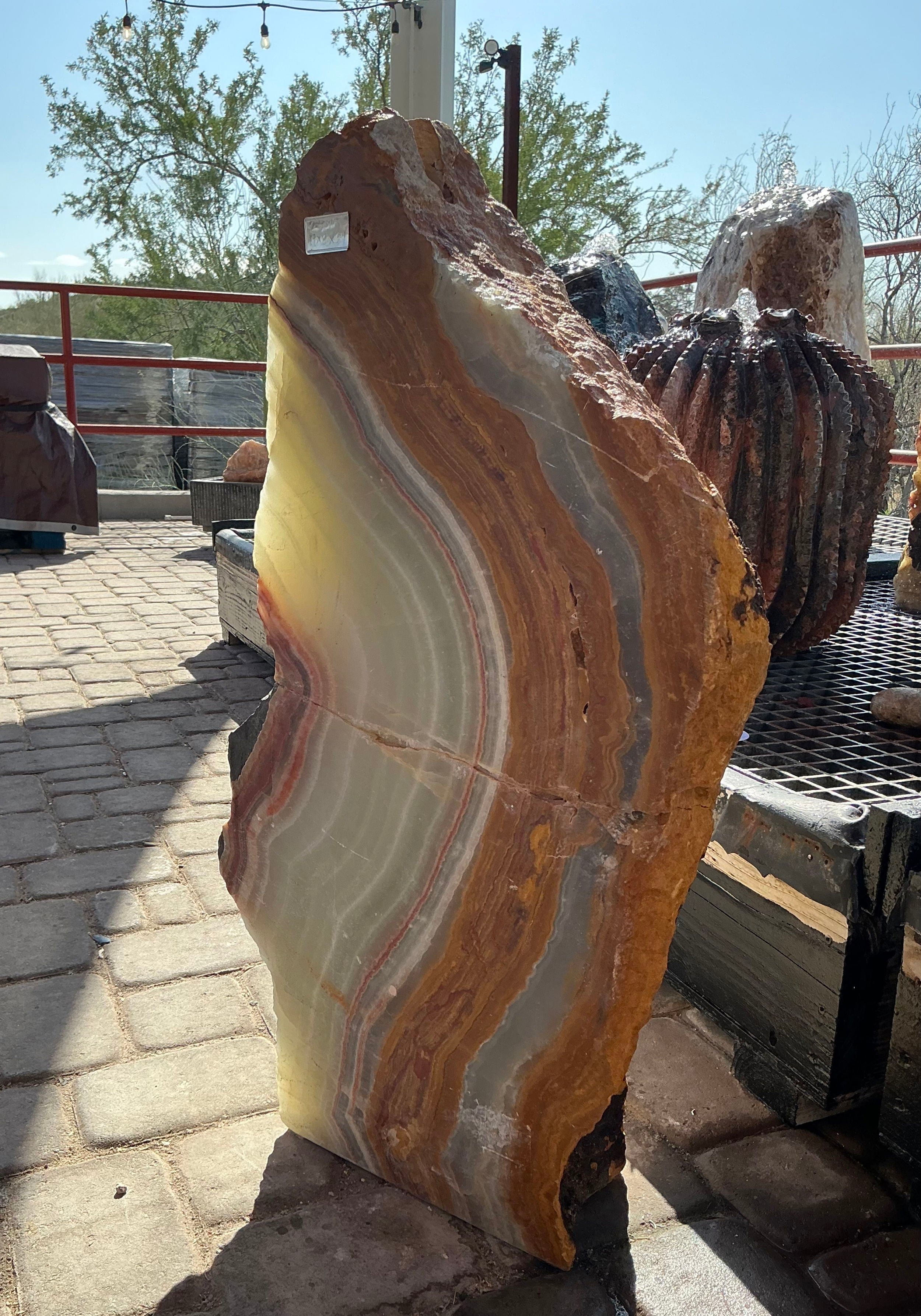 Green Talan Onyx End-Cut Fountain