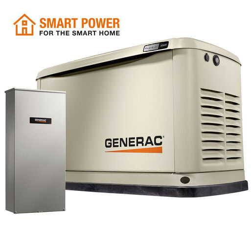 7172 - 10/9 kW Air-Cooled Home Standby with 16-Circuit, 100 Amp Transfer Switch