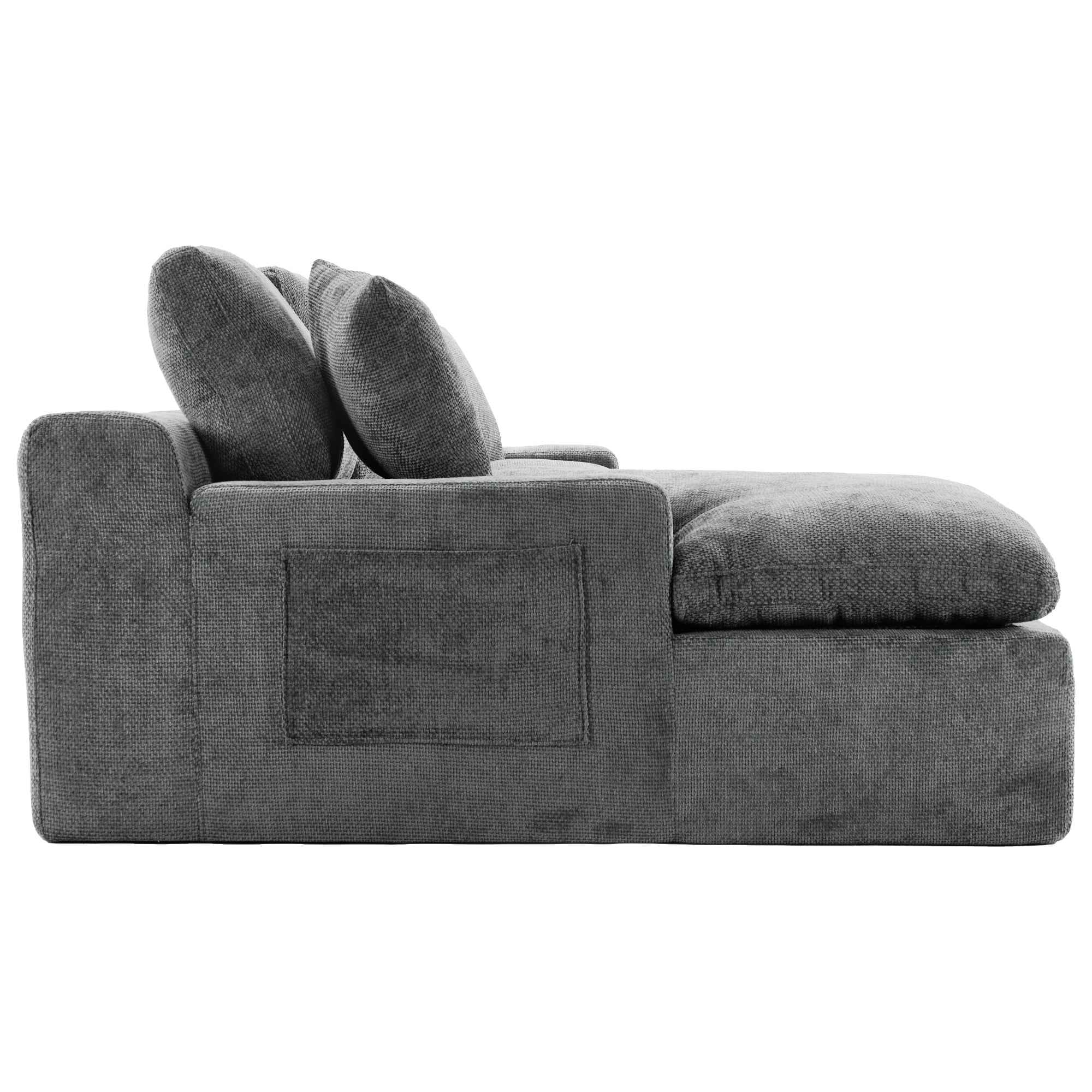 Cloud Sectional Sofa 107.9' Upholstered Sofa Couch with Double-layer