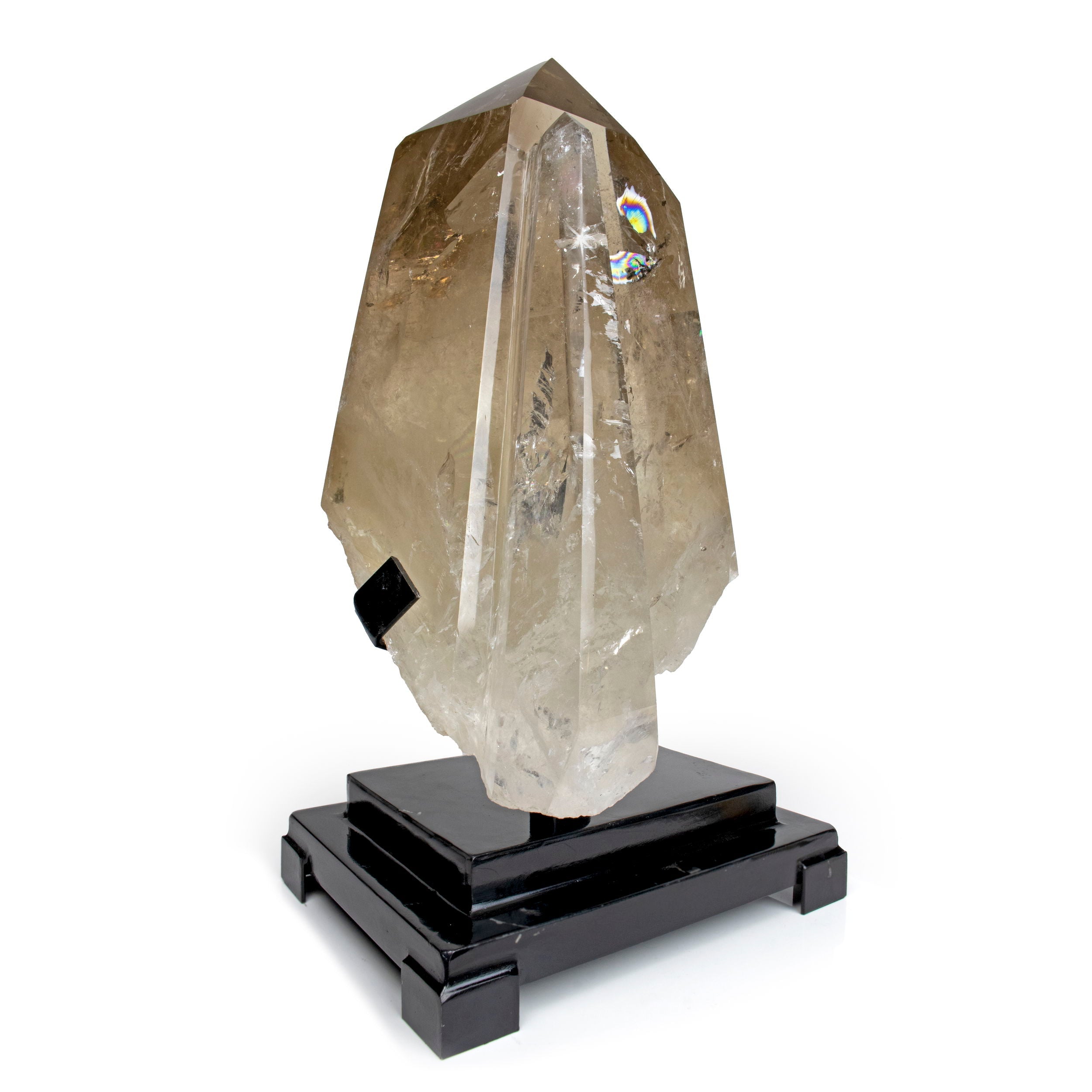 Citrine Double Point on Fitted Stand From Brazil