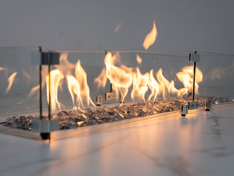 Baja with Fire Kitchen Island