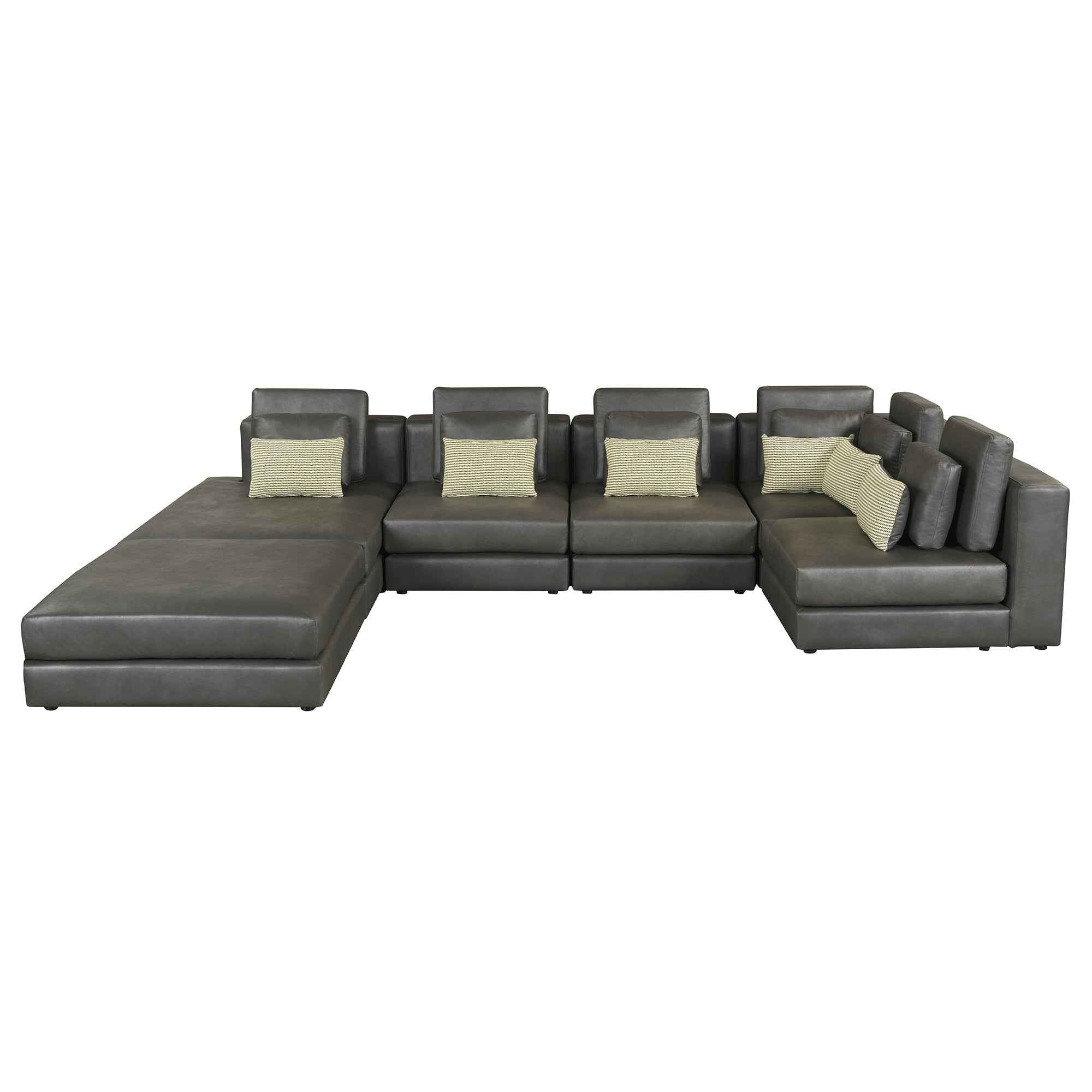 112.7" Modular Sectional Sofa Corner Sofa Chaise Lounge with Movable
