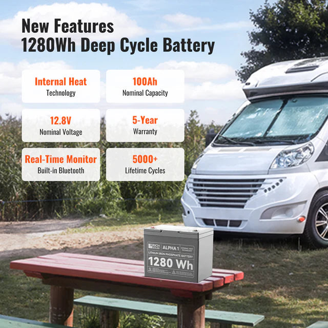 ALPHA 1 | 12V 100Ah LiFePO4 Battery