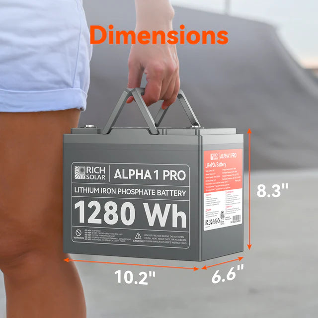 ALPHA 1 PRO | 12V 100Ah LiFePO4 Battery