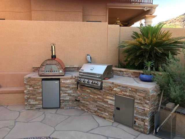 MAXIMUS MOBILE PIZZA OVEN RED