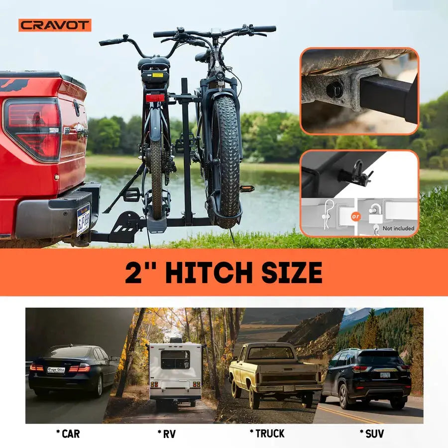 CRAVOT CyberRack E1 (25) Hitch Bike Rack