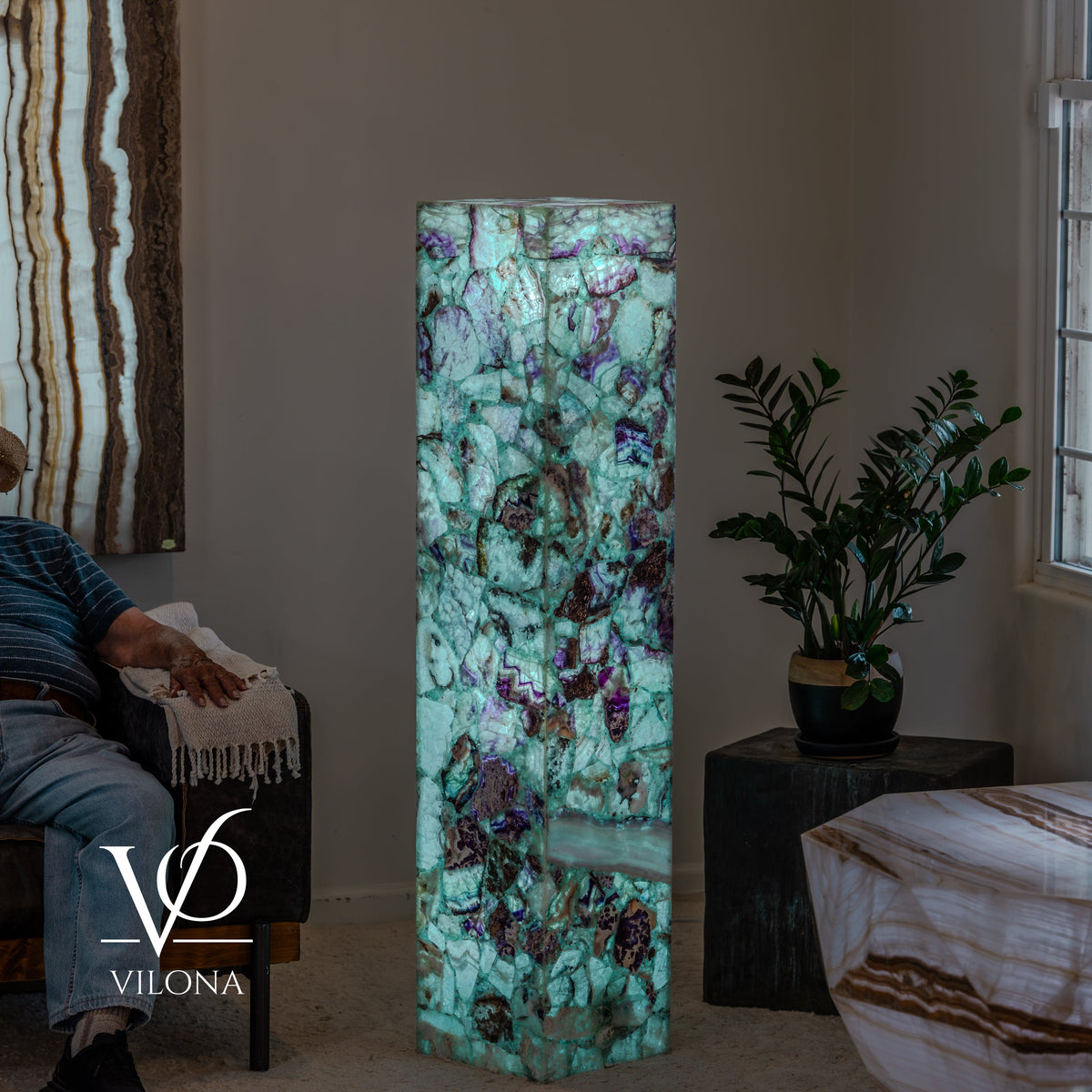 Fluorite Floor Lamp #9