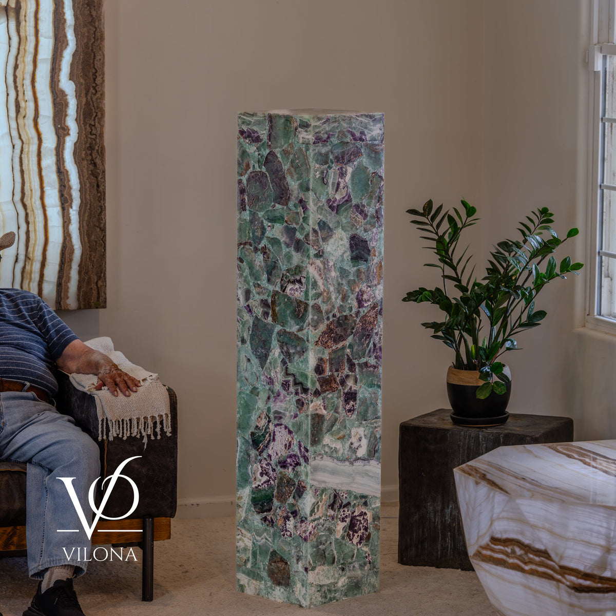 Fluorite Floor Lamp #9