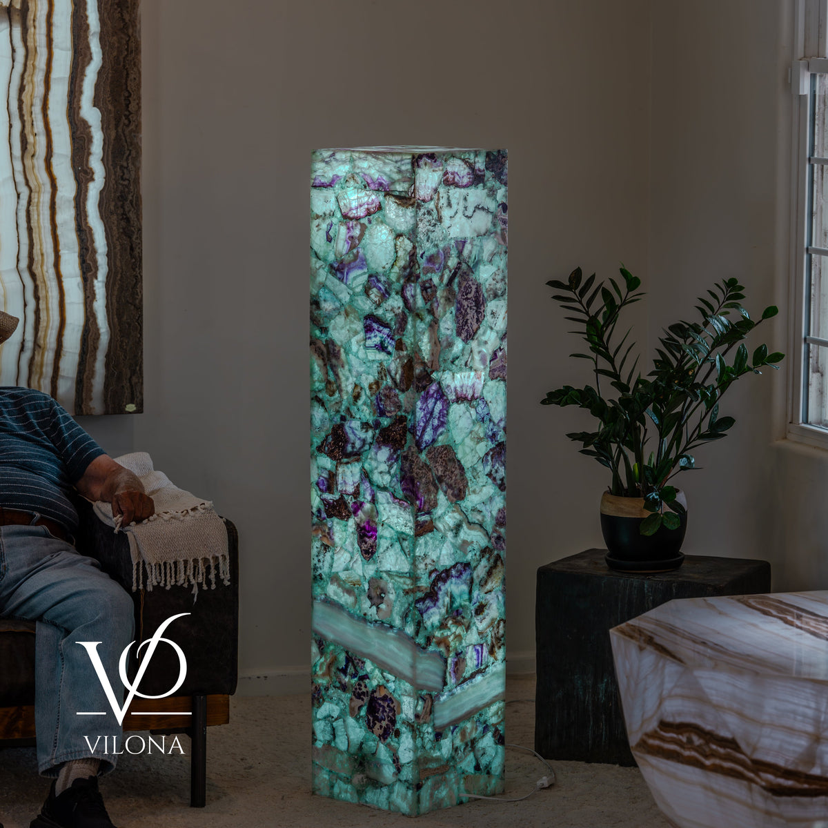 Fluorite Floor Lamp #9