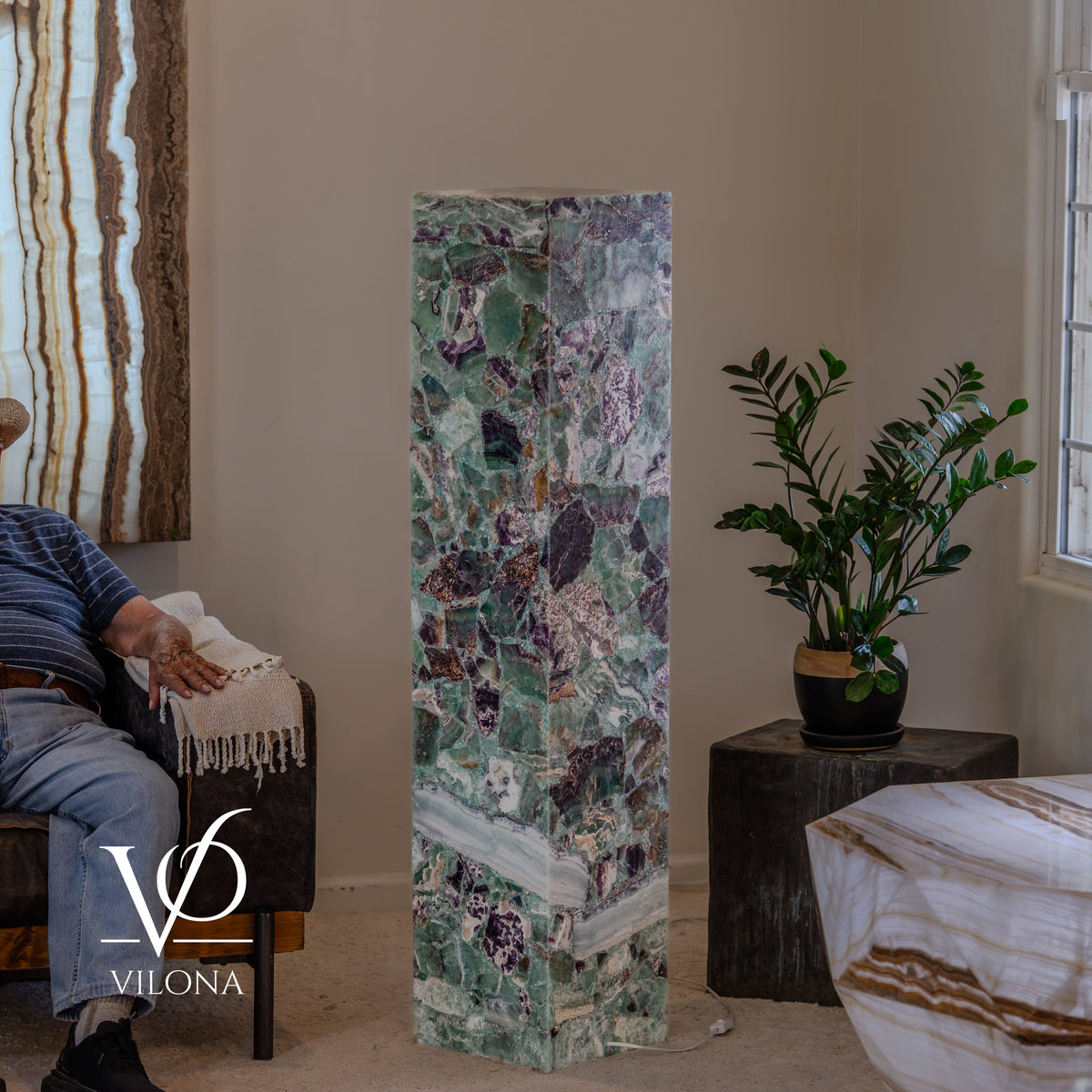 Fluorite Floor Lamp #9