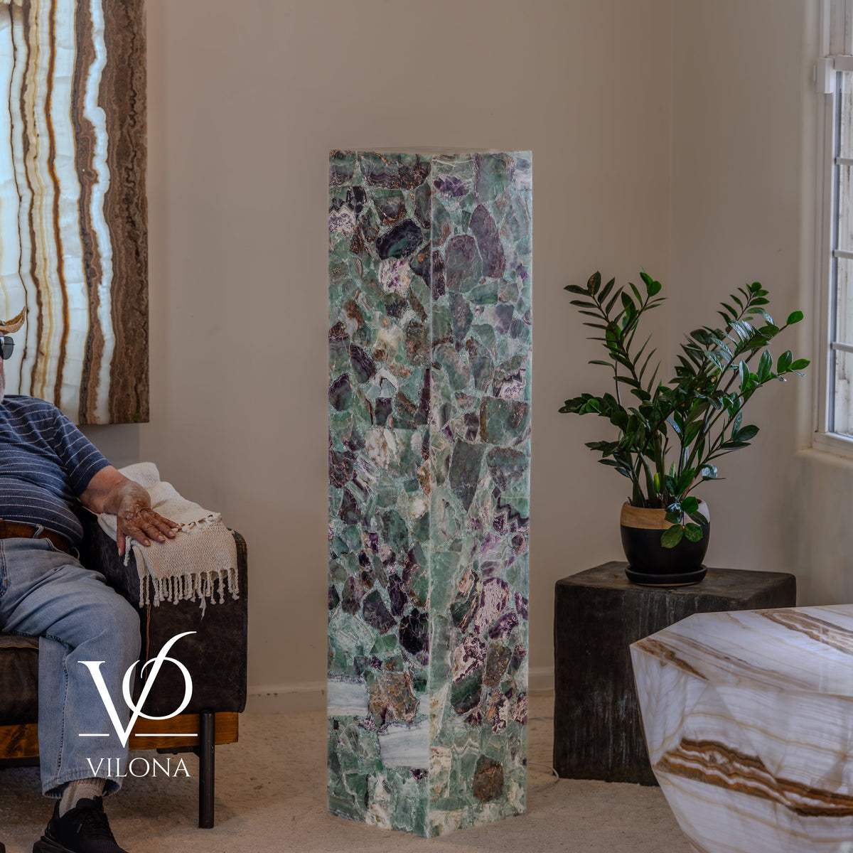 Fluorite Floor Lamp #9