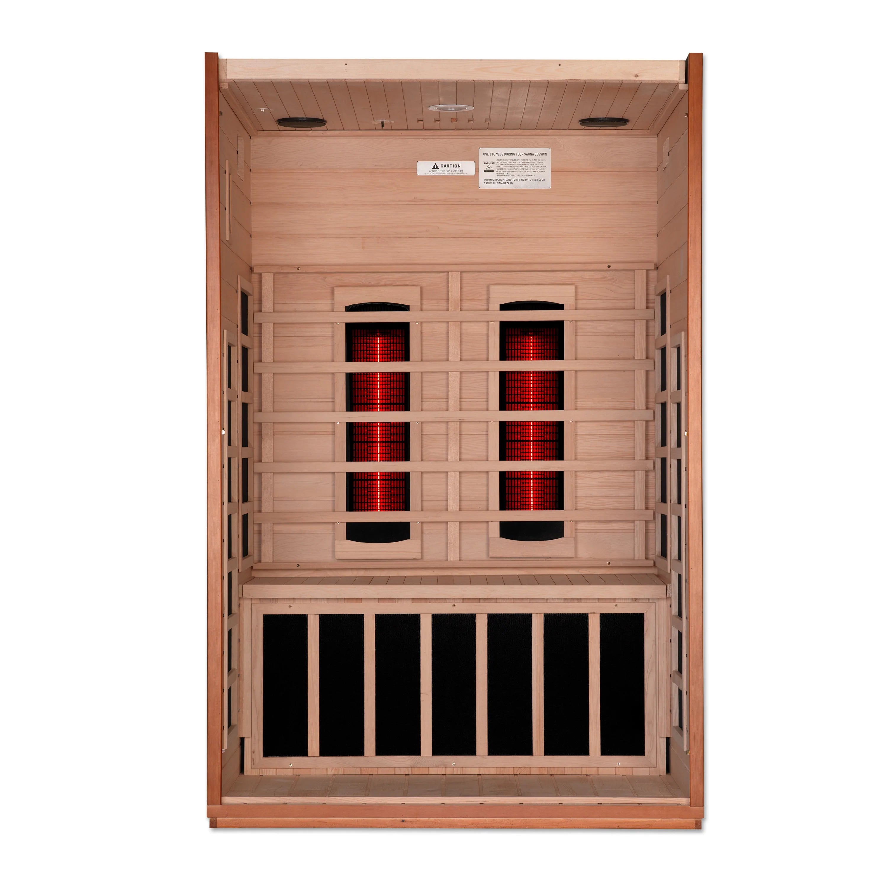 Dynamic Cardoba 2 Person Full Spectrum Near Zero EMF Infrared Sauna DYN-6203-02 FS