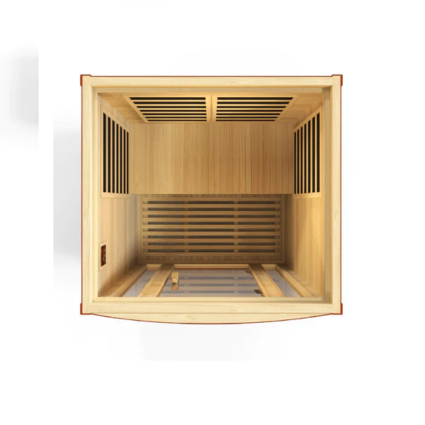 Dynamic San Marino Elite 2 Person Ultra Low EMF Far Infrared Sauna DYN-6206-01 Elite