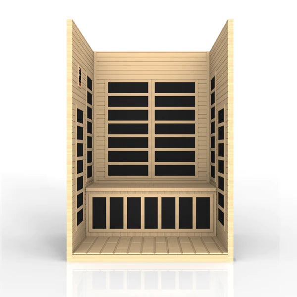 Dynamic Santiago Low EMF 2 Person Home IR Sauna DYN-6209-01